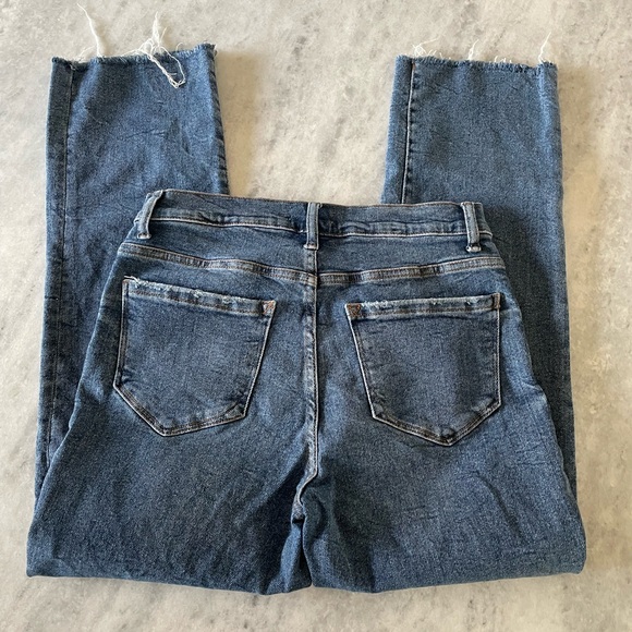 Kenzie Jeans Vintage Luxe The Allie High Rise Slim Straight Medium Wash - Picture 3 of 9